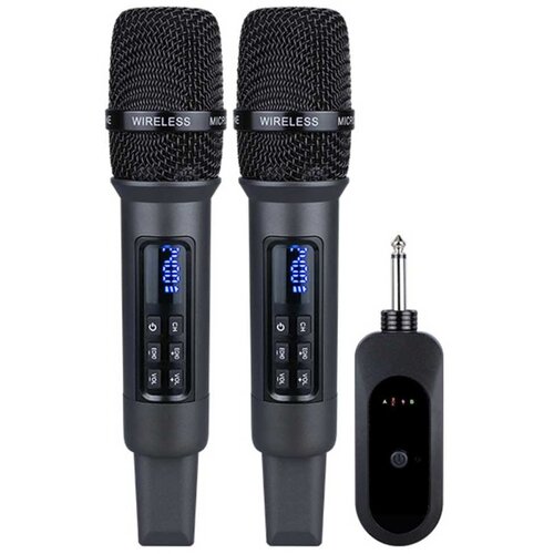 INF Brezžični dvojni ročni mikrofon za karaoke, oddaje in konference, (5000292103) Cene