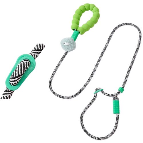 INF P-Chain proti-potezni povodec z blaženjem sunka in oblazinjeno ročico Green, (5000302044) Cene