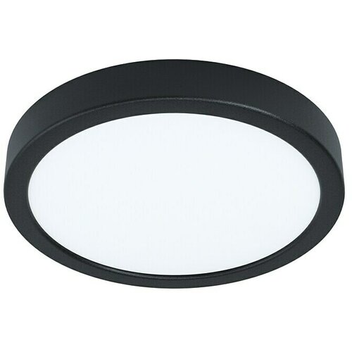 Eglo Fueva 5 Okrugla zidna i stropna LED svjetiljka (16,5 W, Ø x V: 21 x 2,8 cm, Crne boje, Neutralno bijelo) Cijene