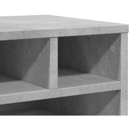 vidaXL Stojalo za tiskalnik betonsko siva 40x32x22,5 cm inženirski les Cene