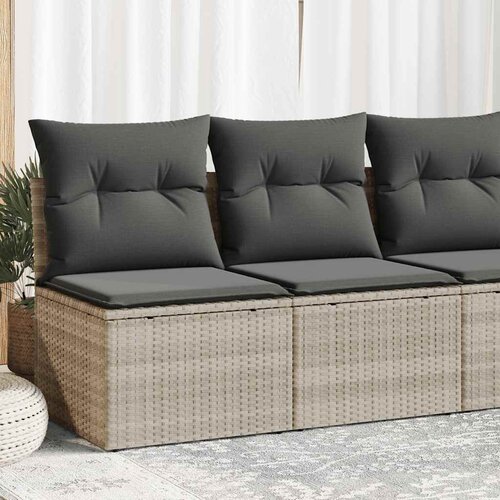  2-dijelni set vrtnih sofa s jastucima od poliratana i bagrem Cene