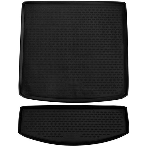 Novline Tipska kadica za gepek VW Touran (I), 2003-2010, (II), 2010-2015, minivan, 7 sedi&scaron;ta, 2 komada, Crne Cene
