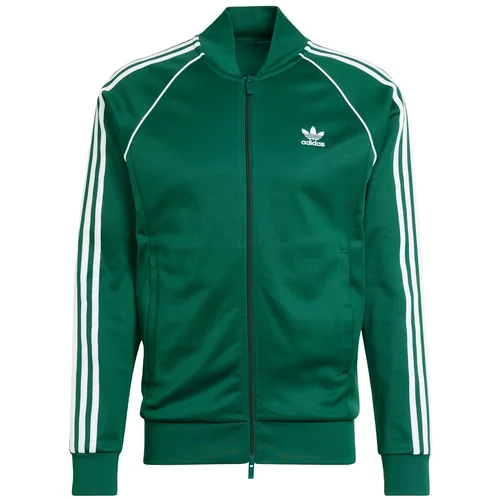 Adidas Športna jakna 'Adicolor Classics SST' zelena / bela