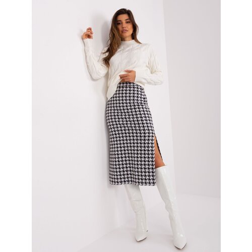 LAKERTA Skirt-LK-SD-509400-1.09P-white-black Cene