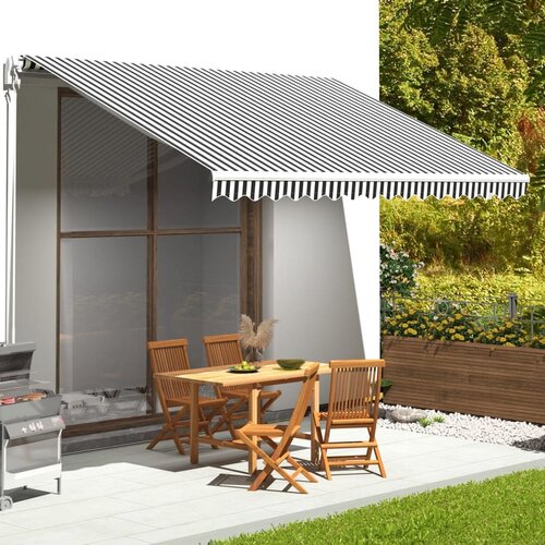  nadomestno blago za tendo antracitno in belo 4,5x3,5 m, (20966421) Cene