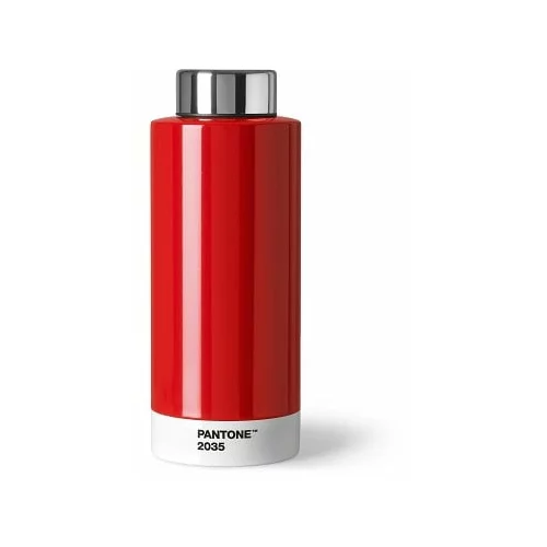 Pantone Crvena putna boca od nehrđajućeg čelika 630 ml -
