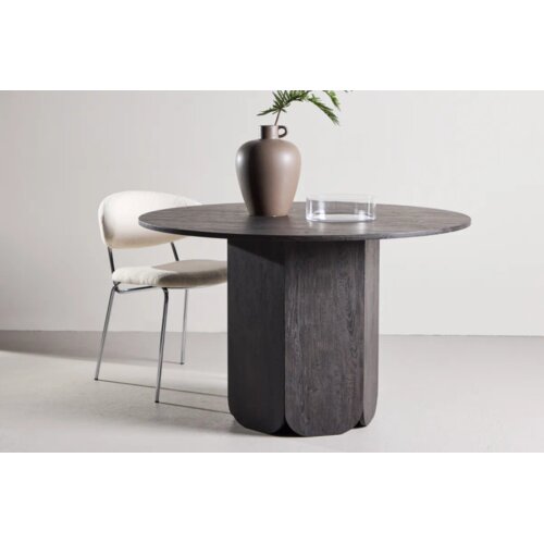 Venture Home Tekla okrugli blagovaonski stol ⌀120 cm, crni Cijene