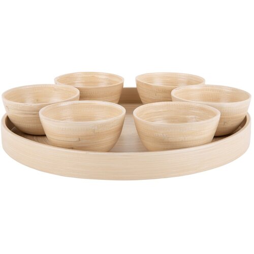 PT LIVING Set za serviranje od bambusa u prirodnoj boji &amp;oslash; 32 cm Puro &amp;ndash; Slike