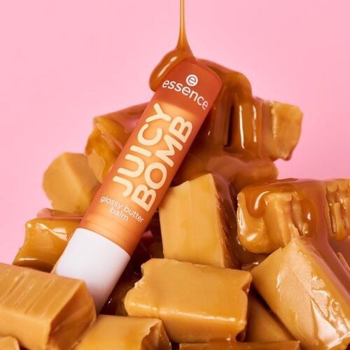Essence Juicy Bomb balzam za ustnice odtenek 07 Caramelt My Heart 2 g Slike