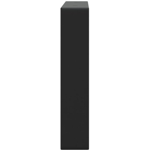  Nosači polica za umivaonik 2 kom crni pravokutni čelični Crna 15 x 35 cm Slike