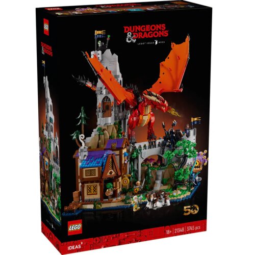 Lego Ideas Dungeons & Dragons: Red Dragon&rsquo;s Tale #21348 Cene
