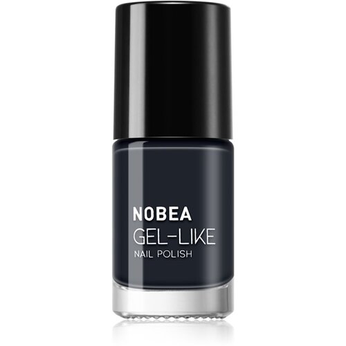 NOBEA Day-to-Day Gel-like Nail Polish lak za nohte z gel učinkom odtenek Blue depths #N19 6 ml Slike