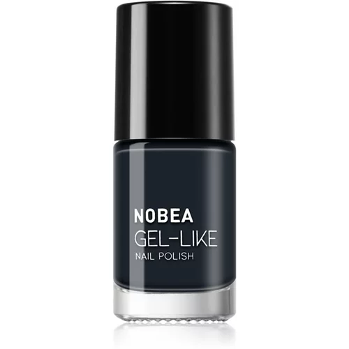 NOBEA Day-to-Day Gel-like Nail Polish lak za nohte z gel učinkom odtenek Blue depths #N19 6 ml