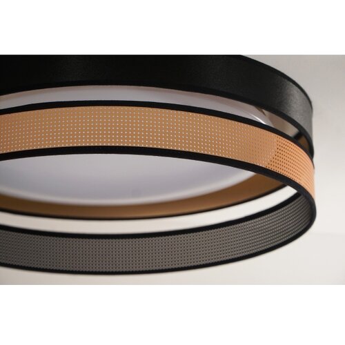  Duolla-LED Plafonsko svetlo ROLLER DUO SHINY LED/24W/230V prečnik 45 cm crna/bakrena Slike