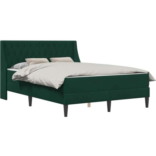  Okvir kreveta s madracem Zidne 2 pcs Tamnozelena Bar&amp;scaron;un - Tamnozelena 160 x 200 cm Slike