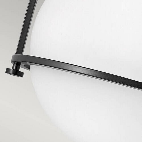 Elstead Lighting Quintiesse QN-SOMERSET-F-O-BK - Plafonsko svetlo SOMERSET 1xE27/60W/230V crna Slike