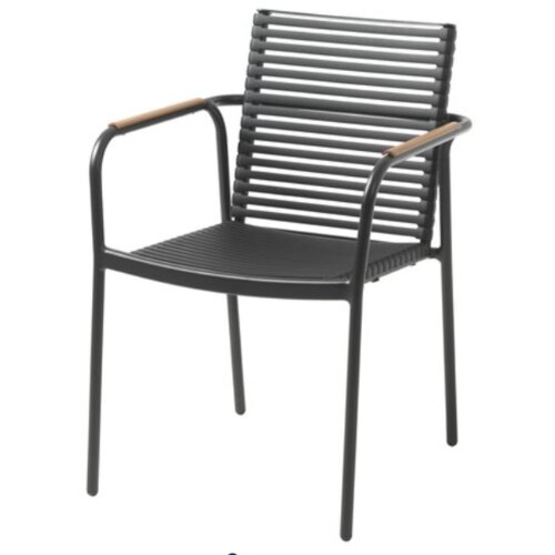 Olimp Sport Baštenska stolica Nive crna Cene