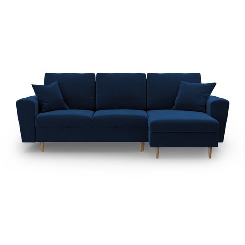 Cosmopolitan Design Plava bar&amp;scaron;unasti sklopiva/s prostorom za odlaganje kutna garnitura Kyoto &amp;ndash; Slike