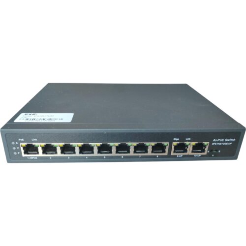 ExeLink SFG1010TUBP switch 1x10/100 base-tx(poe++), 7x10/100 base-tx(poe/poe+), 2x10/100/1000 base-t Cene