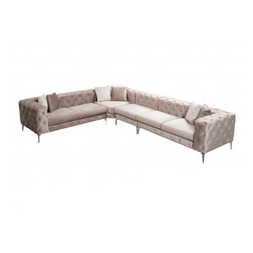  Kutna sofa Como 310x73x270cm Bež Slike