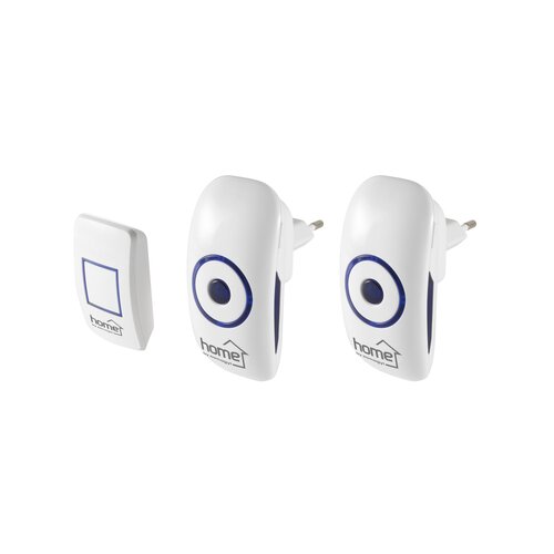 Home Zvono kućno, bežično, 2 x unutarnja jedinica - DBS 1501AC, Bijelo Slike