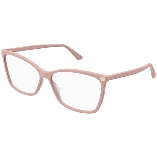 Gucci GG0025O 011 M (56) Roza/Kristalna Slike
