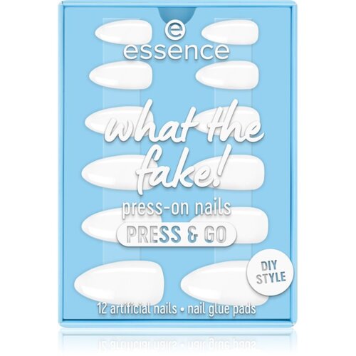 Essence WHAT THE FAKE! umetni nohti 02 bare white Slike