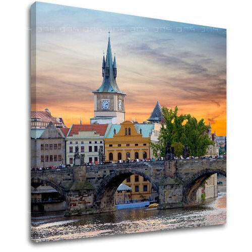  Slike  na platnu gradovi - prag CZ004E12 (moderne slike na) Cijene