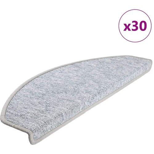  Prostirke za stepenice 30 kom 65x24x4 cm svijetlo sive poluokrugle velike Cijene
