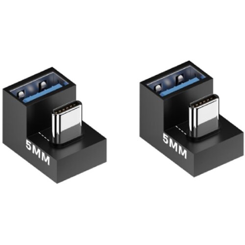 INF 2-Pack USB ženski na Type-C mo&scaron;ki adapter U-oblike - polnjenje in prenos podatkov, (5000098865) Cene