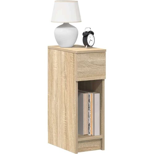 vidaXL Nočne omarice s predalom 2 kosa sonoma hrast 20x36x60 cm Cene