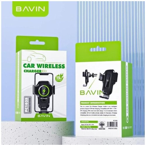 BAVIN Auto držač/wirelees punjač 15W Cene
