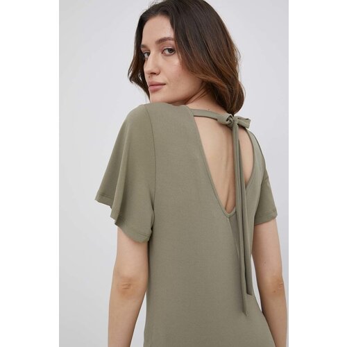 Only T-shirt ženski, zelena barva Slike