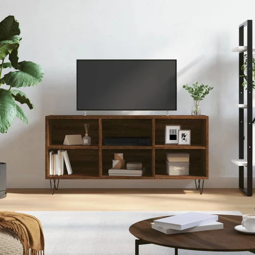 vidaXL TV ormarić smeđa boja hrasta 103 5x30x50 cm konstruirano drvo