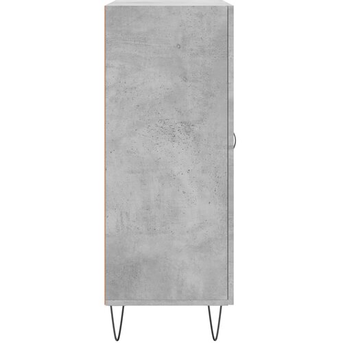  Komoda siva boja betona 69,5x34x90 cm od konstruiranog drva Slike