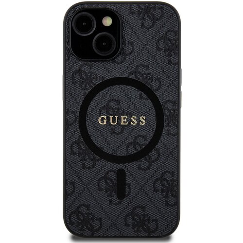 Guess Za&amp;scaron;?itni ovitek za iPhone 15 MagSafe Printed 4G, ?rna, (21730950) Slike