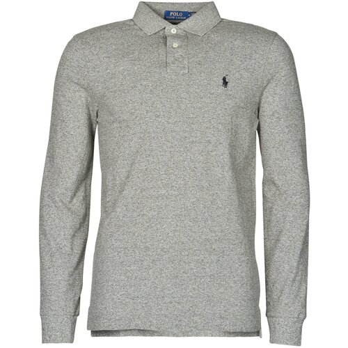 Polo Ralph Lauren POLO AJUSTE DROIT EN COTON BASIC MESH LOGO PONY PLAYER Siva Cijene