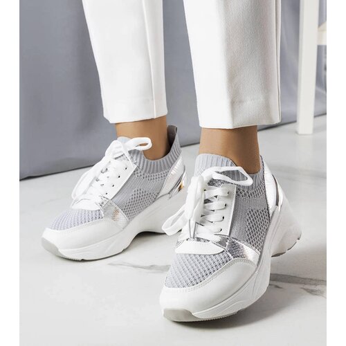 Gemre Gray wedge sneakers Ann Slike