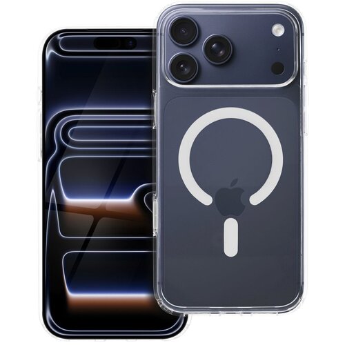 Forcell iPhone 17 Pro F-Protect prozirna hibridna vrhunska maska ​​kompatibilna s MagSafeom Slike