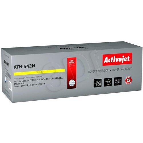 Activejet TONER za HP laserski pisač (125A CB542A) žuti Slike