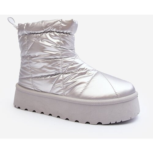 Kesi Silver women&amp;#039;s Fionia snow boots on a massive platform Slike