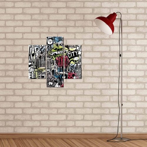 Wallity set slika 3MDF-057, 3 dijela Cijene