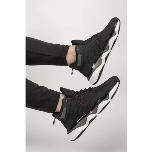 Riccon Tharndaer Men's Sneaker Boots 0012420 Black Black