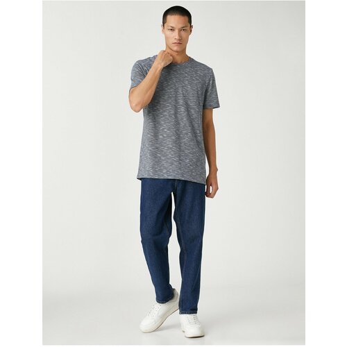 Koton T-Shirt - Navy blue - Slim fit Slike