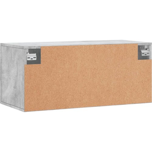  Zidni ormarić boja betona 80x36,5x35 cm od konstruiranog drva Slike