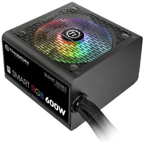 Thermaltake Napajalnik - 600W Smart RGB LED ATX2.3 Active PFC (PS-SPR-0600NHSAWE-1) Cene