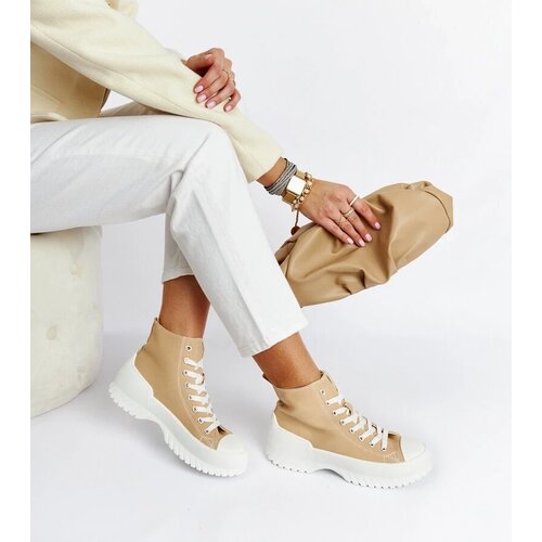 Gemre Beige high-top sneakers Ronchis Slike