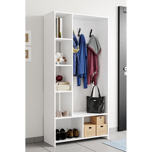 Hanah home čiviluk İvriz, 90 cm, beli Slike