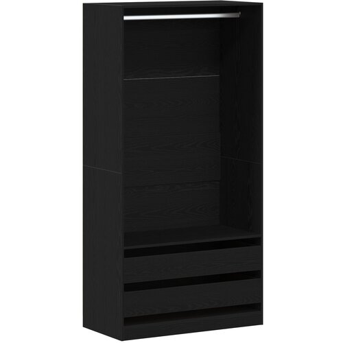VidaXL Ormar Crni Hrast 100x50x200 cm Slike