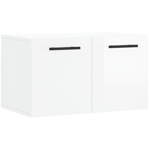Maison Chic Stenska omarica - Zidna omarica visok sijaj bela 60x36,5x35 cm inženirski les iu1141, (22063246) Slike